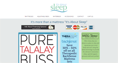 Desktop Screenshot of itsaboutsleep.com
